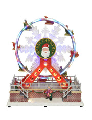 Carillon Di Natale Ruota Panoramica Multicolor 31cm