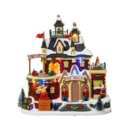Carillon Villaggio Di Natale Toy World Di Babbo Natale 29cm