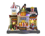 Carillon Villaggio Di Natale Popcorn Factory Con Led
