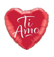 Palloncino Mylar Cuore Rosso "Ti Amo" 18" 46cm
