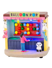Carillon Di Natale Scenario Festivo LED Stand Baloon Pop h13,5cm