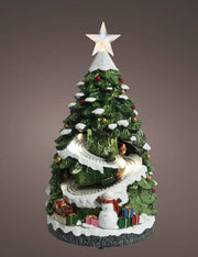 Carillon Albero Di Natale Con Binari E Luci LED