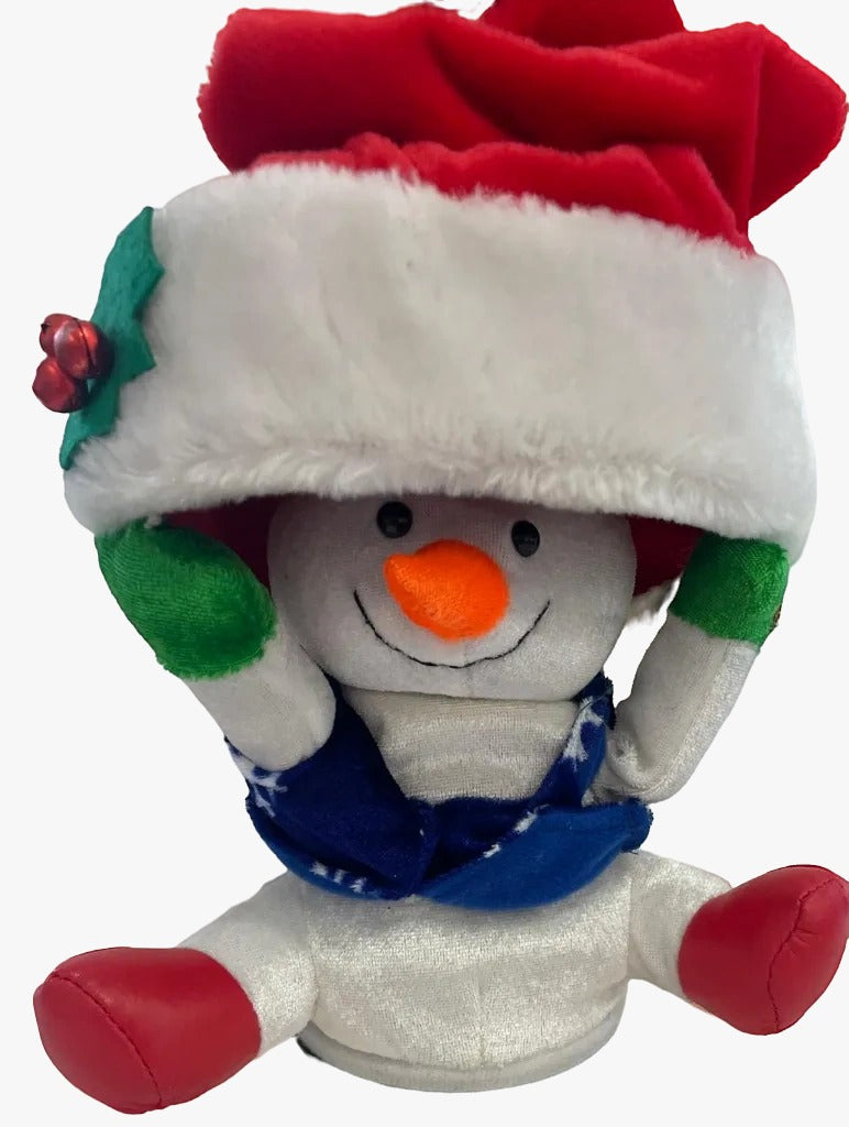 Peluche Natale Pupazzo Di Neve Con Musica E Movimento 21CM