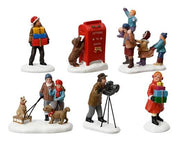 Addobbo Natale Personaggi Per Villaggio Natalizio Personaggi Per Scenario