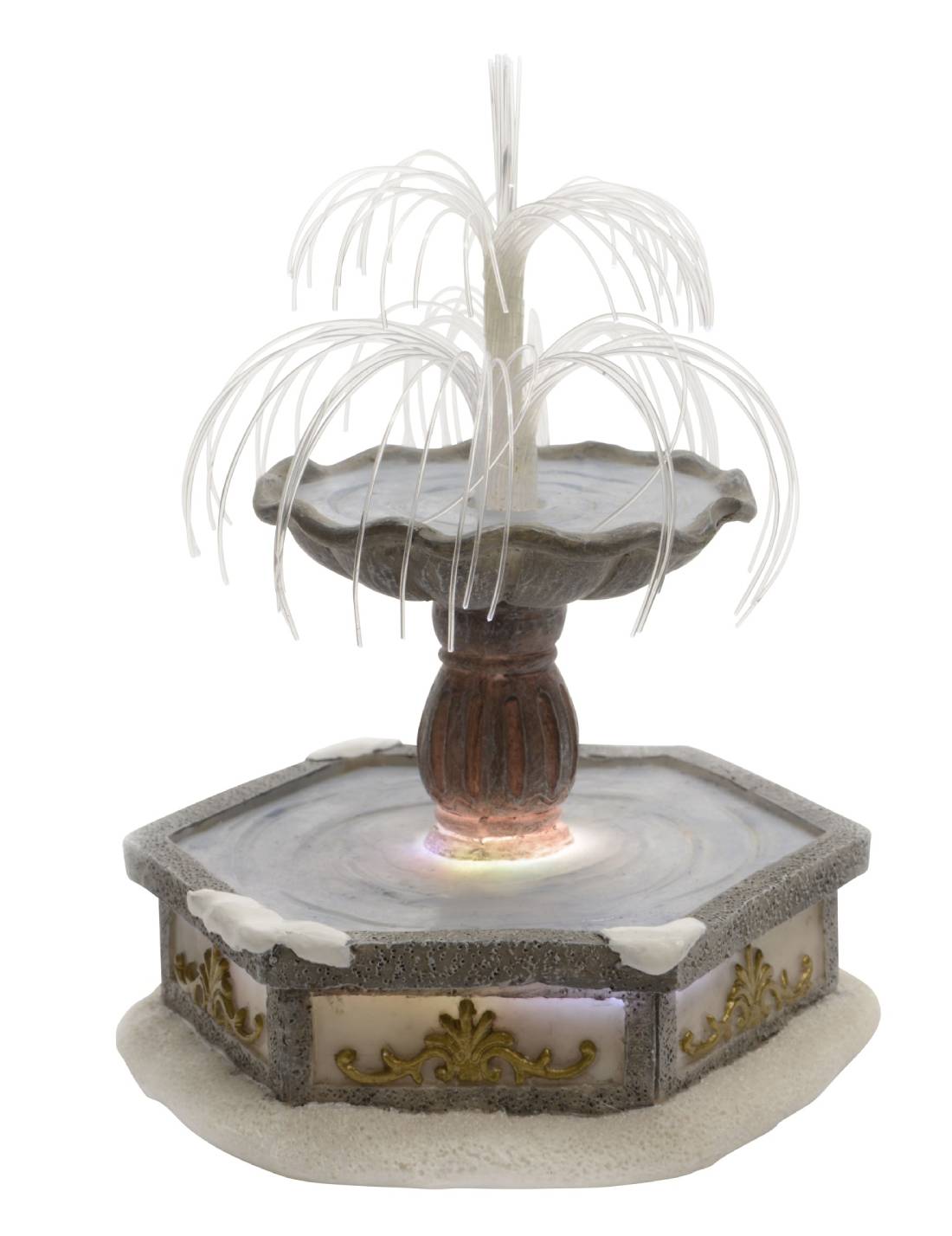 Addobbo Di Natale Carillon Fontana LED 16cm