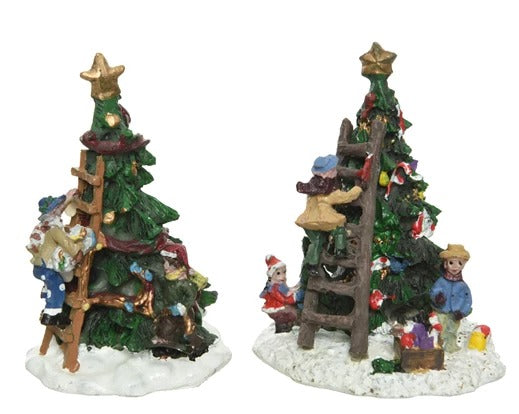 Addobbo Natale Personaggi Bambini Con Albero