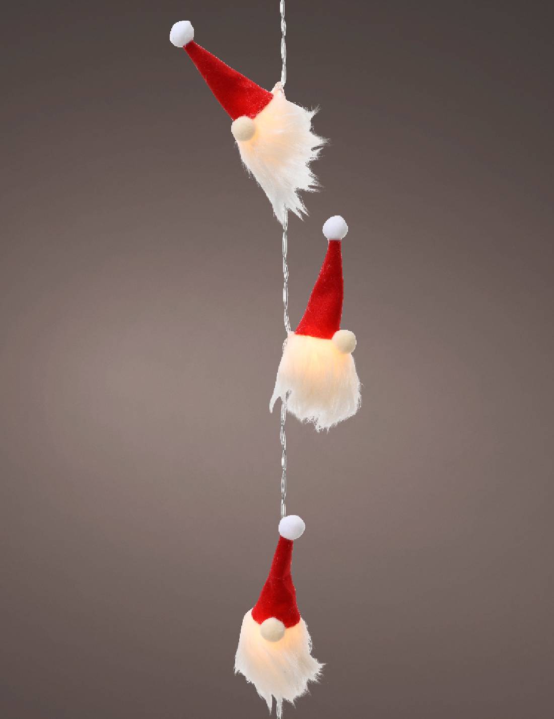 Ghirlanda Luminosa Di Natale Babbo Natale L135cm