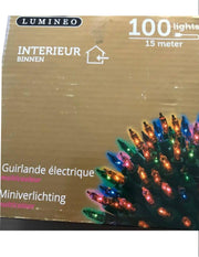 Serie Luci Natale 100 Luci Multicolore 15m