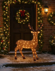 Addobbo Di Natale Luminoso Renna 150 LED 86cm