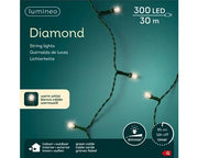 Serie Luci Natale Diamond 300 LED Bianco Caldo 30Mt