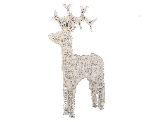 Addobbo Natale Renna Luminosa A LED 90cm