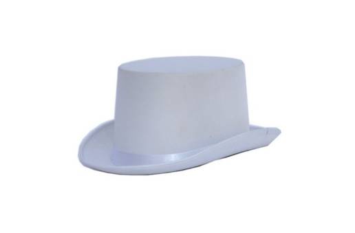 Cappello Satinato Bianco