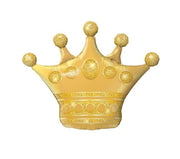 Palloncino Metalfoil Corona Oro Sagomata 31" 104cm