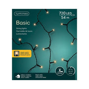Serie Luci Natale Basic 720 Led 54m Luce Calda