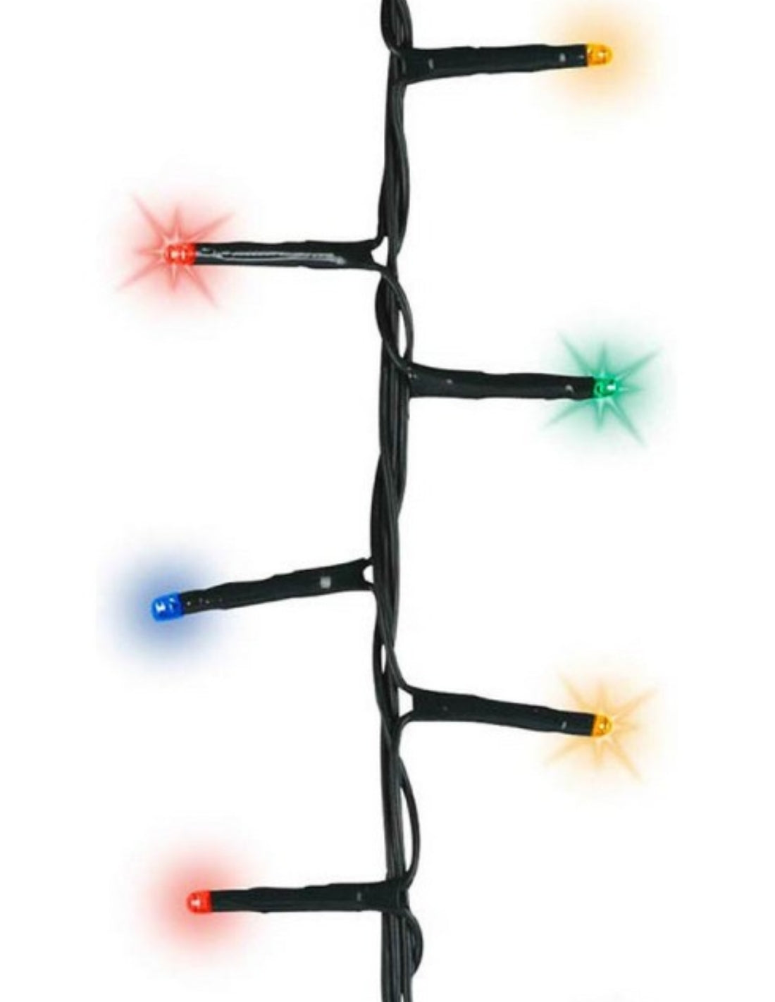 Serie Luci Natale 1000 LED Compact Bianco Caldo E Multicolor 22,5Mt