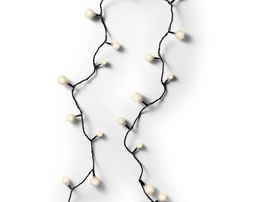 Set Di Luci Di Natale Ciliegia 120 LED Bianco Caldo 9m
