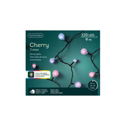 Serie Luci Natale Cherry 120 Led 9m RGB