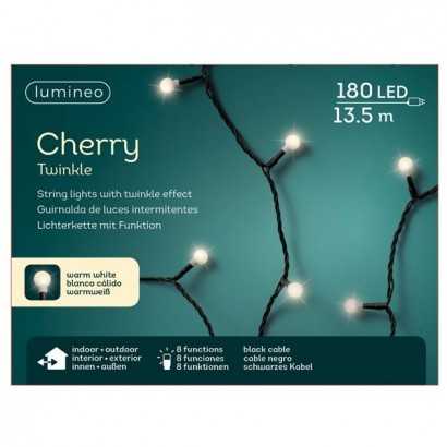 Serie Luci Natale Cherry 180 Led 13,5m Luce Calda