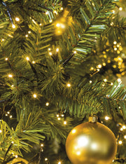 Serie Di Luci Natale Cluster Bianco Caldo 1128 LED 10m