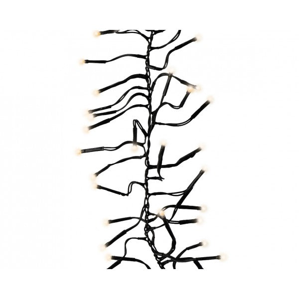 Serie Luci Per Albero di Natale Cluster 3000 LED 27M Luce Calda