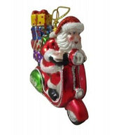 Addobbo Albero Di Natale Babbo Natale Sulla Vespa