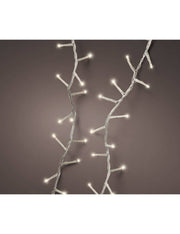 Serie Di Luci Natale Compact Ghirlanda Bianco Caldo 1500 LED 34m