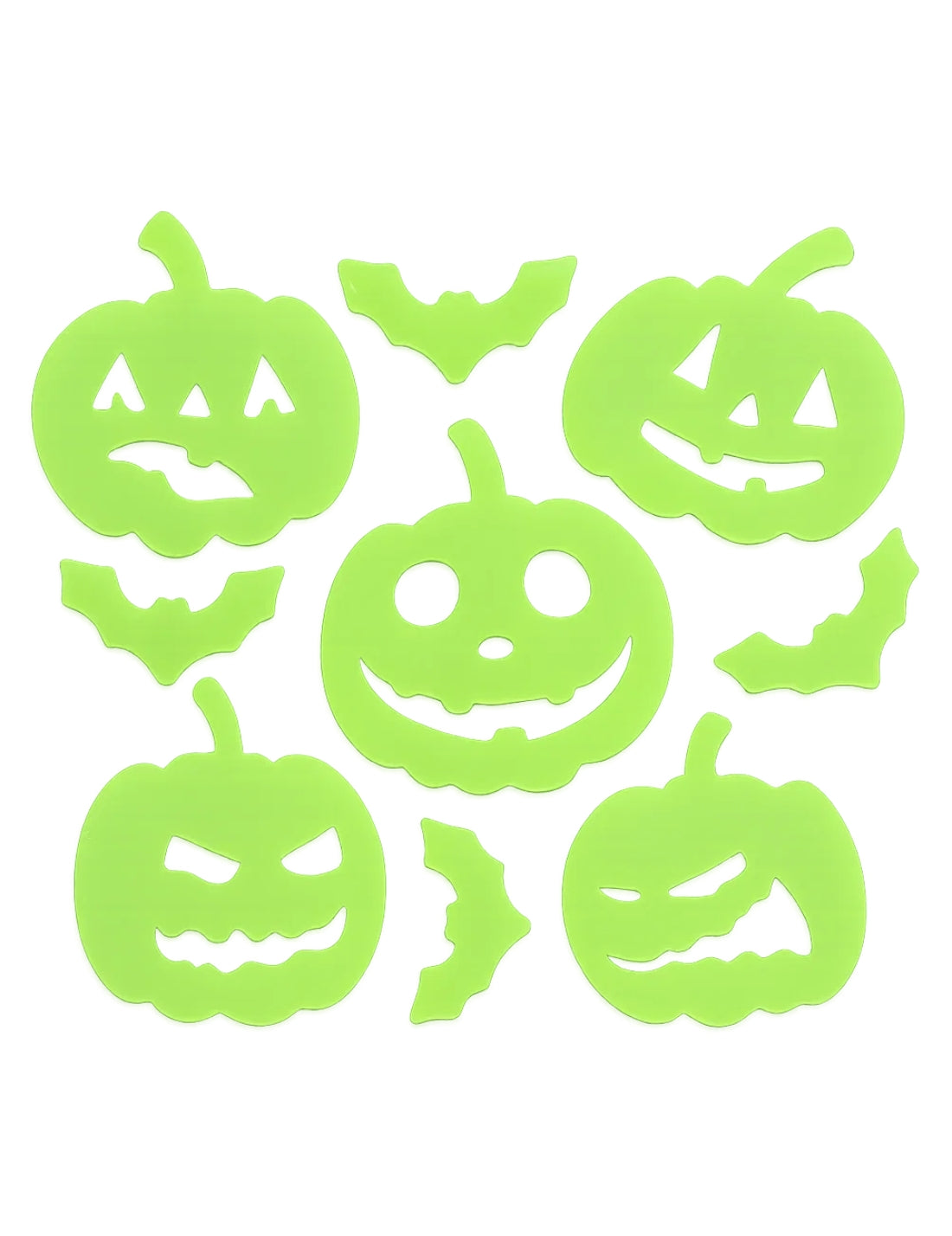 Vetrofania Adesiva Zucca Di Halloween Fosforescente