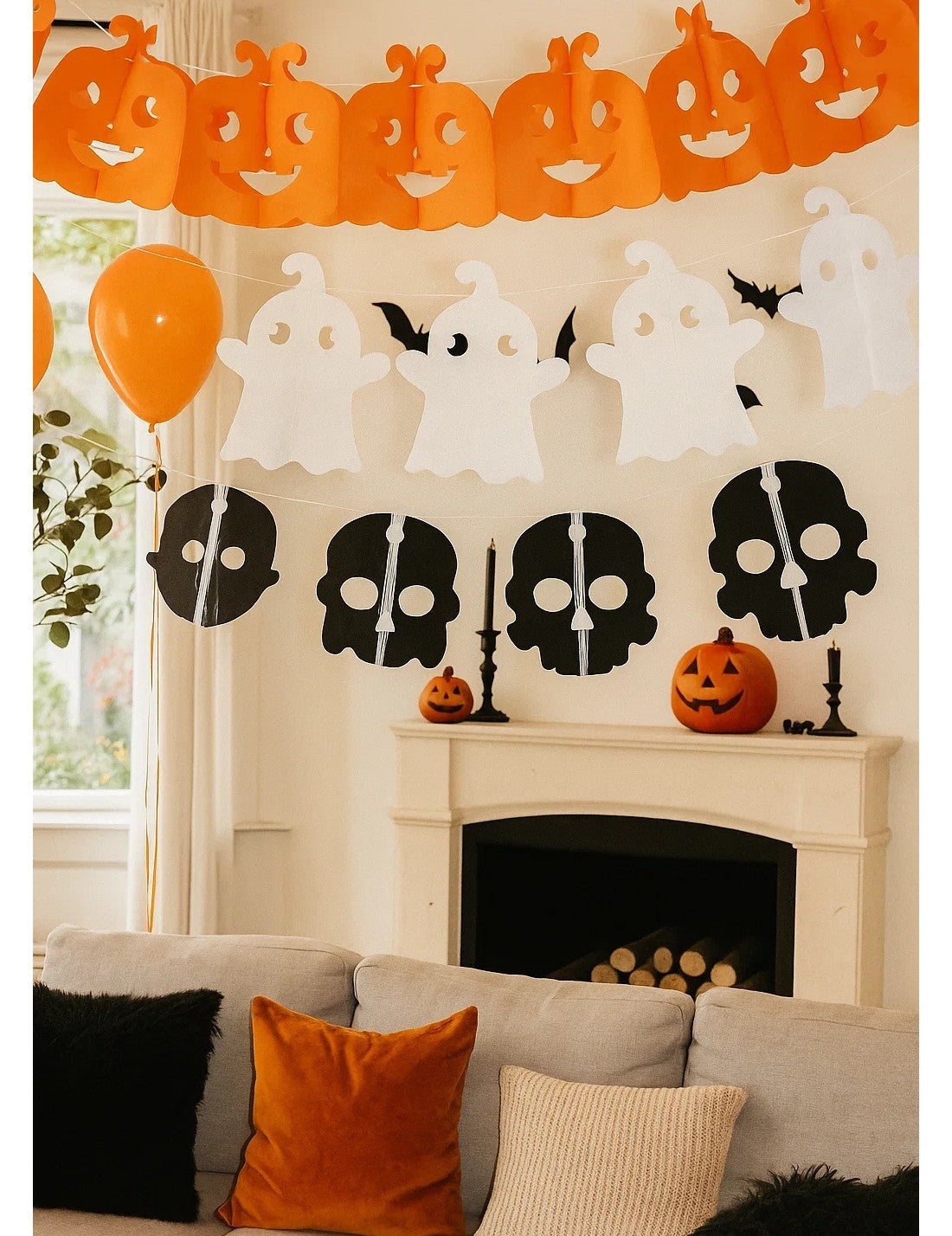 Ghirlanda Decorativa Di Halloween 400cm