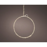 Addobbo Natale Cerchio Luminoso A Led 38cm