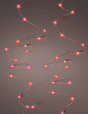 Serie Di Luci Natale Micro Ghirlanda Twinkle Luce Rossa 240LED 12m