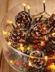 Serie Di Luci Natale Basic Twinkle Bianco Caldo 368 LED 27m