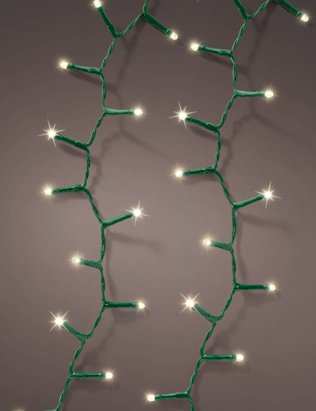 Serie Di Luci Natale Ghirlanda Duracharge Compact Twinkle 400 LED 10m