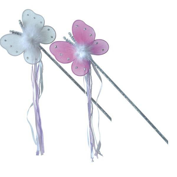 Bacchetta Magica Fata Bianca e Rosa