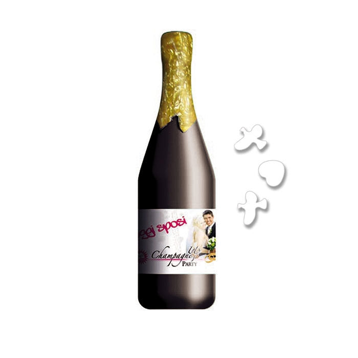 Cannone Spara Coriandoli Champagne Oggi Sposi 30cm