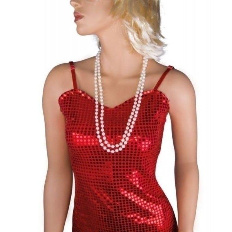 Collana Perle 160cm Accessori Halloween E Carnevale