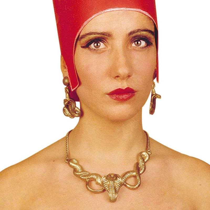 Set Orecchini E Collana Cleopatra Accessori Halloween E Carnevale