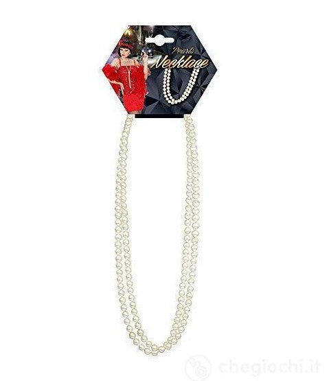 Collana Perle 70cm Accessori Halloween E Carnevale