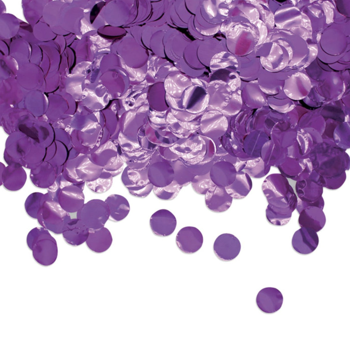 Coriandoli In Foil Tondi Viola 2cm 50gr