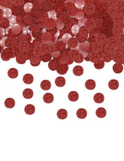 Coriandoli Decorativi Rosso Glitter 1cm 20gr