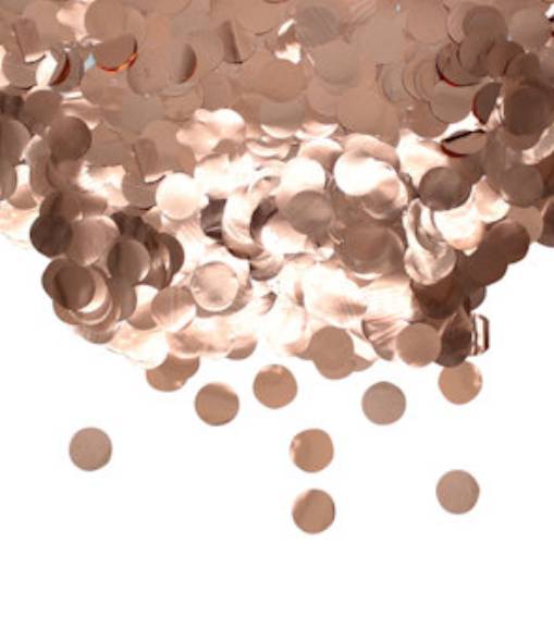 Coriandoli Foil Oro Rosa 2cm 50gr