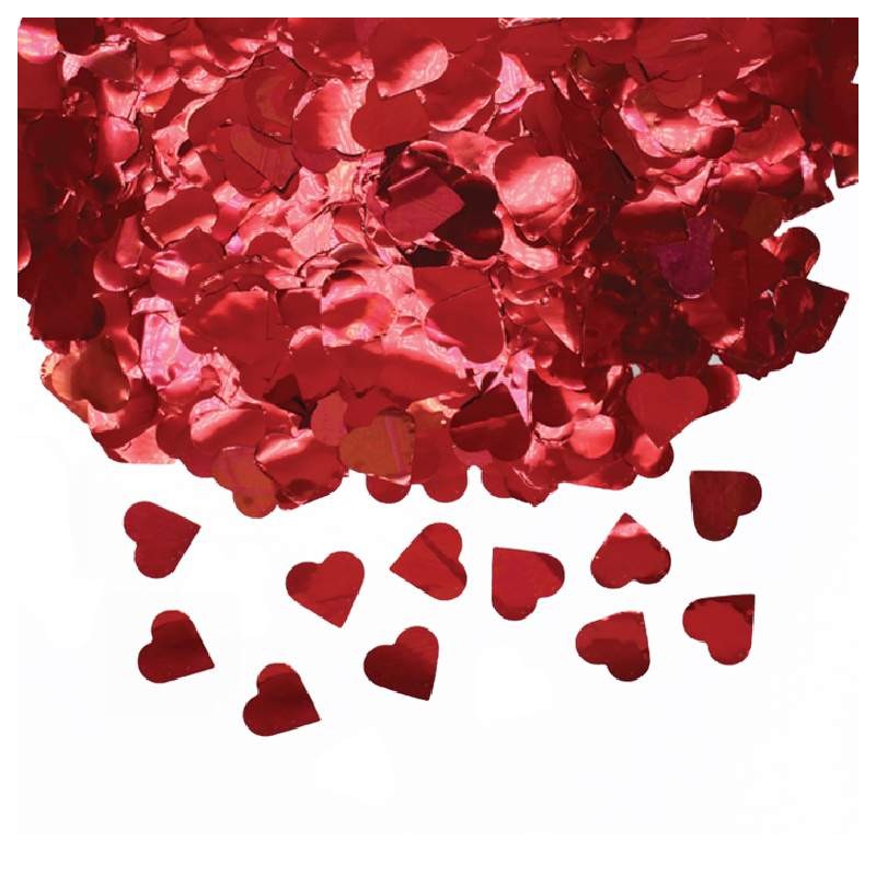 Coriandoli In Foil San Valentino Cuore Rosso 50gr