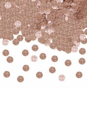 Coriandoli Decorativi Rosa Gold Glitter 1cm 20g