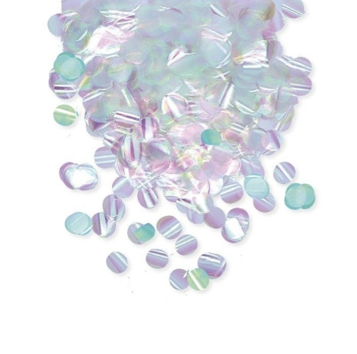 Coriandoli In Foil Tondi Iridescenti 2cm 50gr