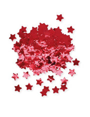 Coriandoli In Foil Sagomati Stelle Rosse 2cm 50gr