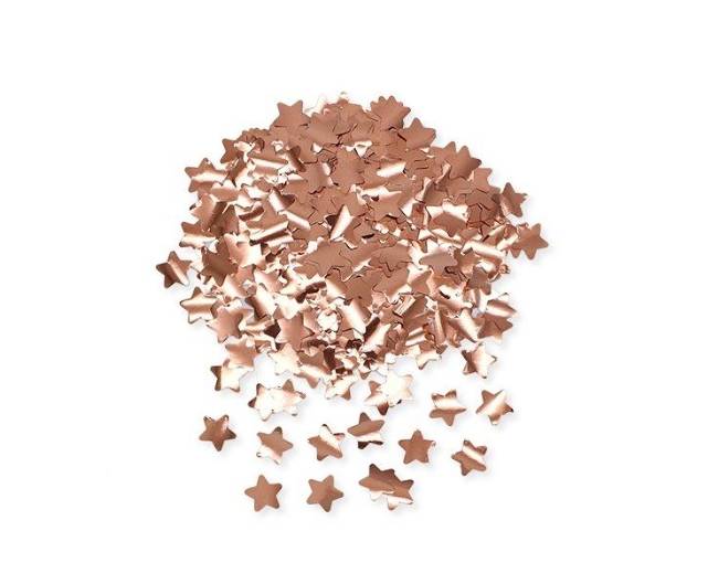Coriandoli Sagomati Stelle Oro Rosa Foil 2cm 50gr