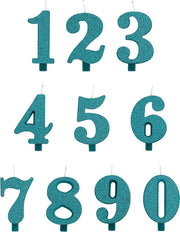 Candeline Numeri Compleanno Tiffany Glitter