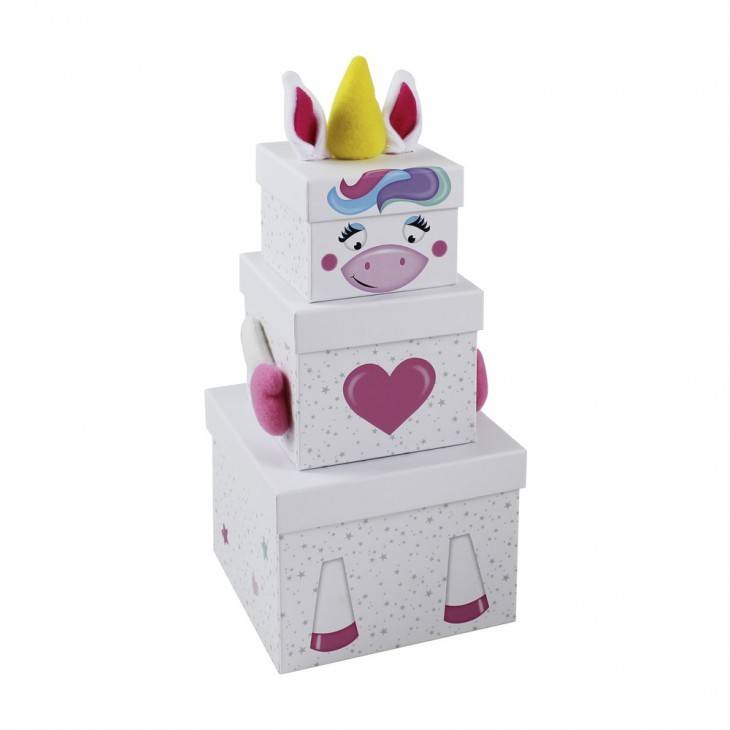 Box Componibile Unicorno Peluche
