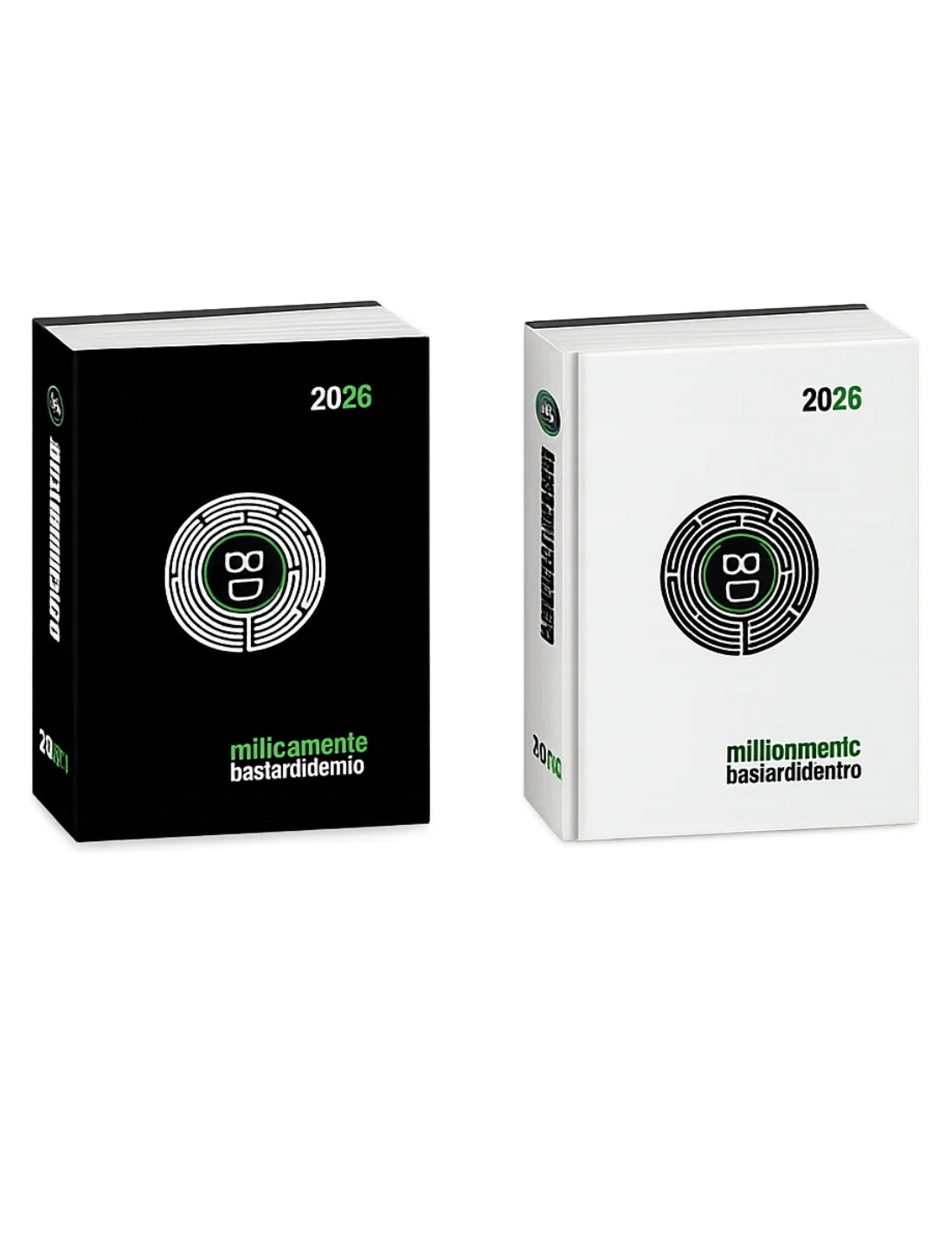 Diario Scuola 16 Mesi Datato 2025/2026 Bastardi Dentro Classic