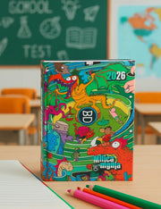 Diario Scuola 16 Mesi Datato 2025/2026 Bastardi Dentro Special