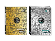 Diario Scuola Bastardidentro Luminosamente Oro E Argento 13x17cm 2022/23